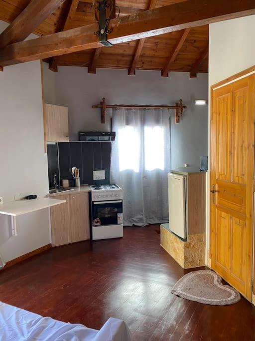 Wooden Interior In Village Krini. Krini (Corfu)